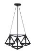GIZA 3/L TRIANGLE BLACK PLASTIC-METAL ΚΡΕΜΑΣΤΟ Heronia 35-0099
