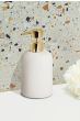 Δοχείο Κρεμοσάπουνου BONITA Stoneware Λευκό 400ml AWD02191912  AWD02191912
