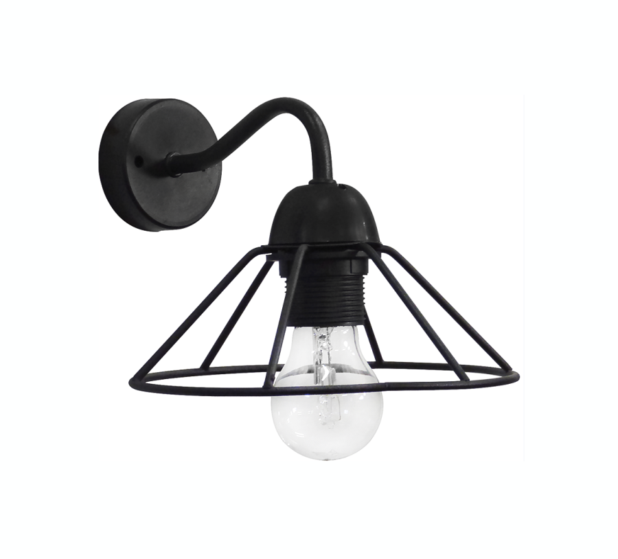 Φωτιστικό τοίχου FUN-350 AP BLACK Heronia 34-0078