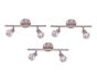 SE 140-C2 (x3) Saba Packet Nickel mat adjustable spotlight+ HOMELIGHTING 77-8847