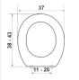 Κάλυμμα Λεκάνης WC Βακελιτικό B.Τ Κρεμ 37x38-43cm Kerafina Όλυμπος-Ιθάκη, Ideal Standard  Μπαχάμα Elvit 0044-crem