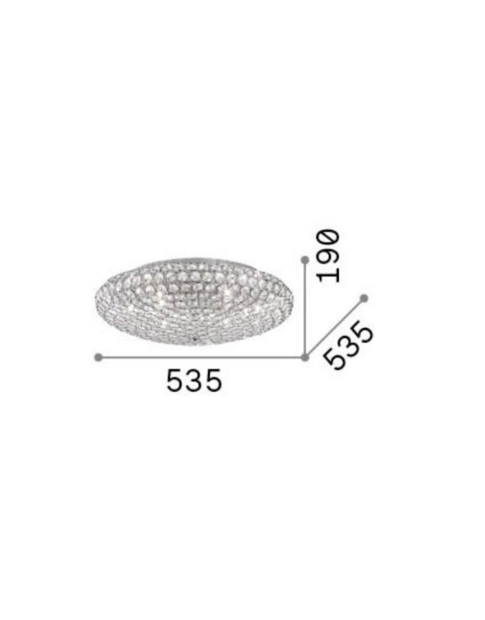 KING PL9 ORO Ideal Lux 073262