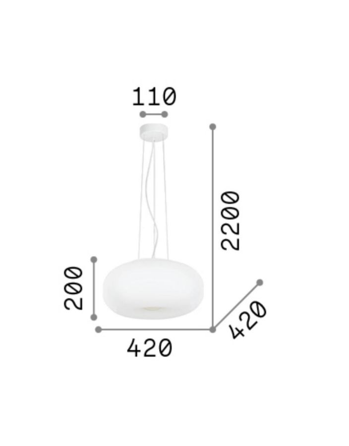 ULISSE SP3 D42 Ideal Lux 095226