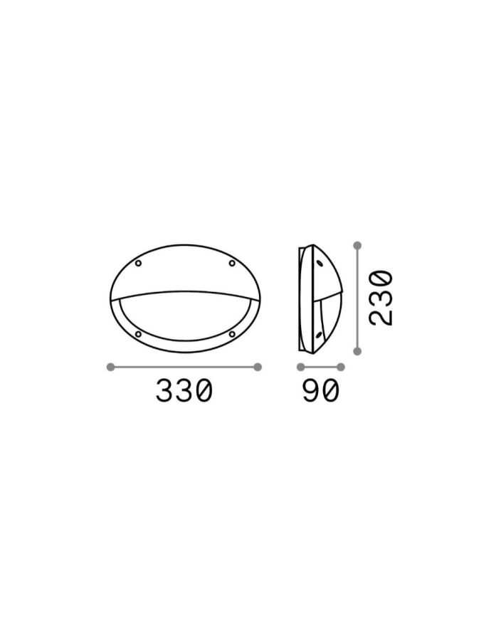 MEDEA-2 AP1 NERO Ideal Lux 096728