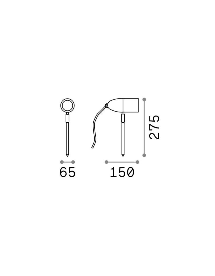 INSIDE PR1 ANTRACITE Ideal Lux 115412