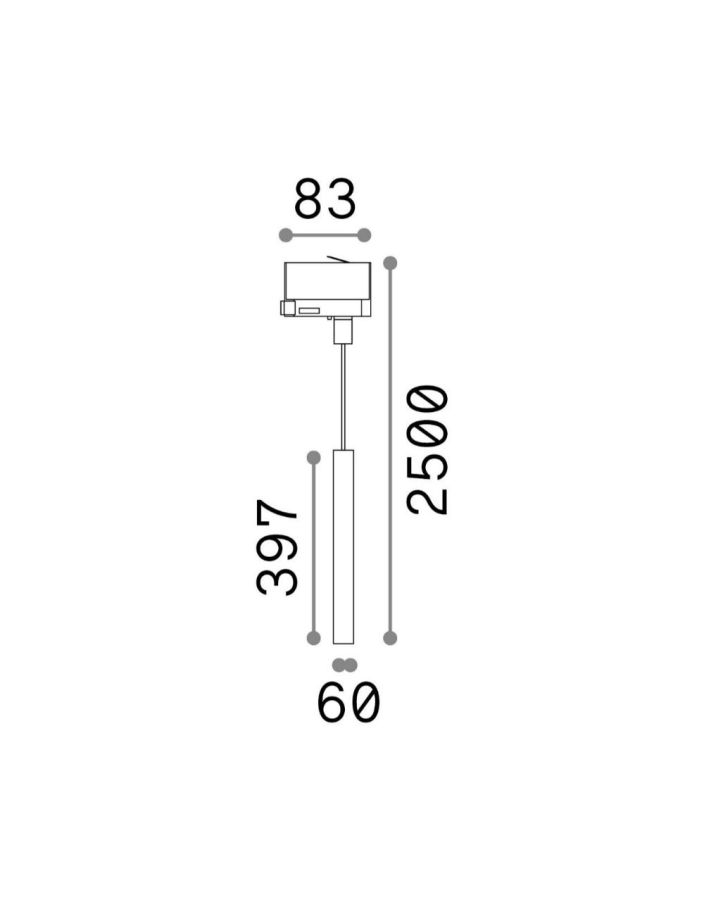 LOOK TRACK BIANCO Ideal Lux 231662
