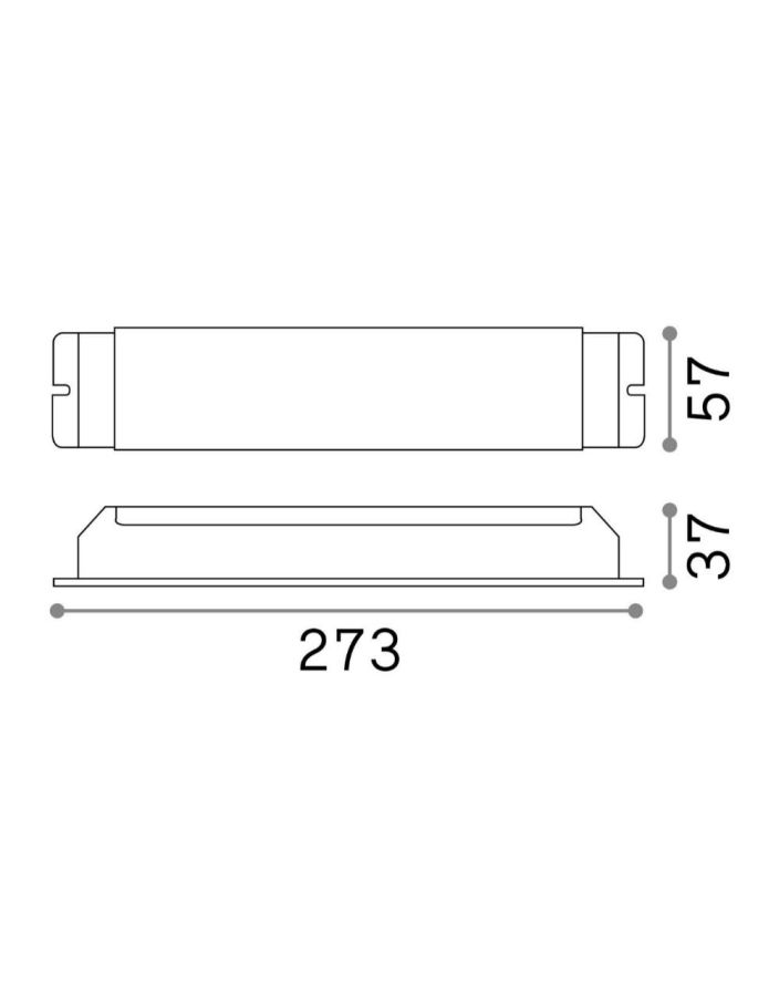 STRIP LED DRIVER DALI/PUSH 150W 24Vdc Ideal Lux 244587
