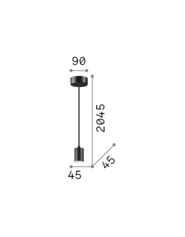 SET UP MSP1 NICKEL Ideal Lux 260044