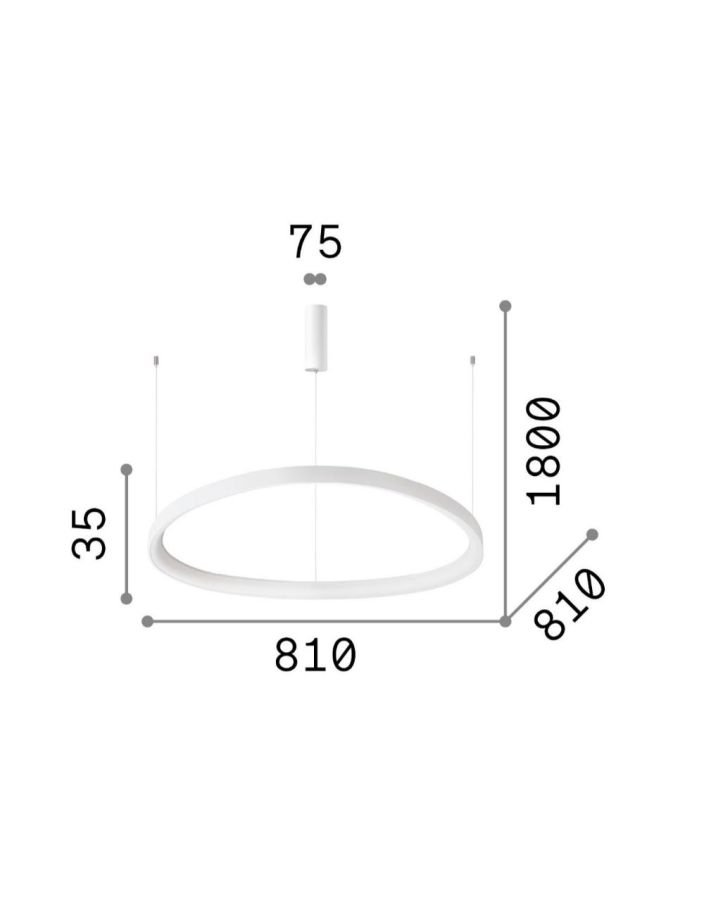 GEMINI SP D081 ON-OFF OTTONE 3000K Ideal Lux 269849