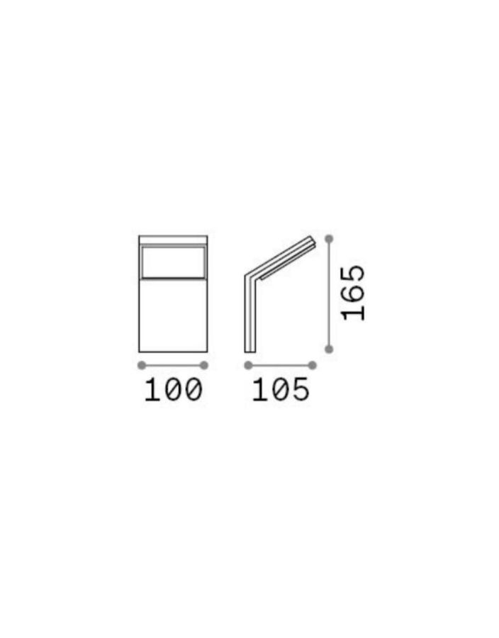 STYLE AP GRIGIO 4000K Ideal Lux 322643