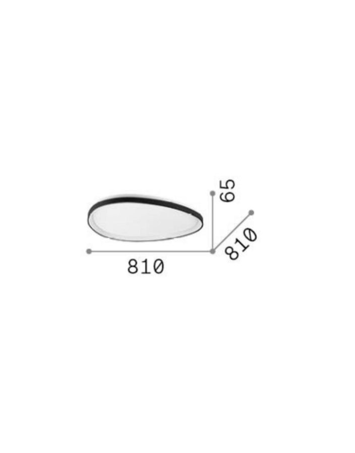GEMINI PL D081 ON-OFF OTTONE 3000K Ideal Lux 328096