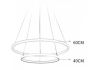 SE LED 60 STELINA PENDANT GOLD 60-40cm 47W 3CCT IP20 220V 2 YEARS WARRANTY A1 HOMELIGHTING 77-50640