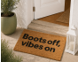 Πατάκι Εισόδου 40x60cm ''Boots off, vibes on'' MRShome DF-0006003