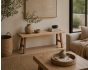 Πάγκος Teak Wood 100x25x42cm MRShome DF-0047000
