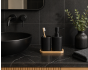 Σετ Μπάνιου από PP 3 Τεμαχίων Black/Natural MRShome DF-0068000
