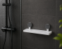 Ράφι Μπάνιου από ABS 32x11.5x11.7cm White/Grey MRShome DF-0080000