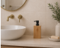 Δοχείο Κρεμοσάπουνου από Bamboo με Αντλία από ABS 8.5x6.6x17.5cm MRShome  DF-0085000