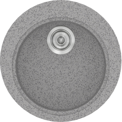 Sanitec Νεροχύτης 316 Classic 48×48 316-04-Granite-Grey