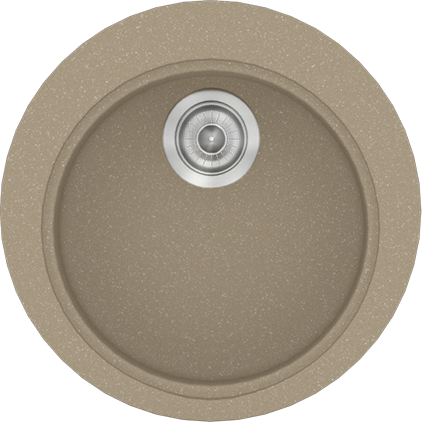 Sanitec Νεροχύτης 316 Classic 48×48 316-42-Granite-Taupe