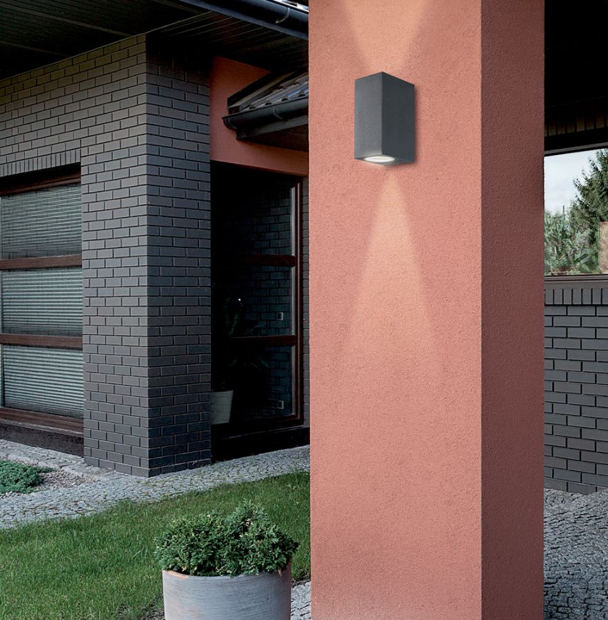 Απλίκα 2/Φωτη Ανθρακί Τετράγωνη Tilos Viokef 4099400