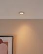 Χωνευτό Σποτ Στρογγυλό Λευκό 8,8x8,8cm LED 2700-6500K 345lm Ρυθμιζόμενο Εφαρμογή-Τηλεχειριστήριο Eglo Saliceto 99671