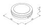 it-Lighting Klamath mega LED 48W 3CCT Outdoor Ceiling Light Anthracite D:40cmx5,2cm 80301240