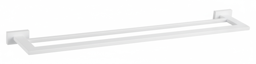 Πετσετοθήκη Διπλή Λευκό Bronze Art Genesis 42G1-AA