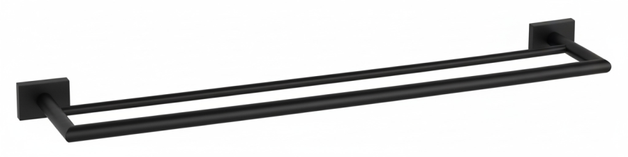 Πετσετοθήκη Διπλή Μαύρο Bronze Art ML-500 42ML-MM