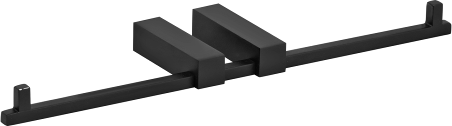 Χαρτοθήκη Διπλή Μαύρο Bronze Art San Remo 52M3-MM