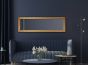 Καθρέπτης Επιτοίχιος Π50xY150 εκ. Gold Wood Πλαίσιο Mirrors & More Sonja 1070279