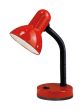 Φωτιστικό Γραφείου Κόκκινο με Εύκαμπτο Βραχίονα 1xE27 Eglo Basic 9230