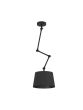 Κρεμαστό Φωτιστικό D35xH129cm Μαύρο Μονόφωτο 1xE27 E27 Σπαστή Ανάρτηση Eglo Pistunio 390112