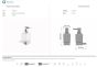 Dispenser Αντλία Υγρού Σαπουνιού Sanco Minimal White Matt 24222-101