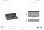 Σπογγοθήκη Επίτοιχη W31xD15xH8 cm Sanco Avaton Graphite Dark 120103-122
