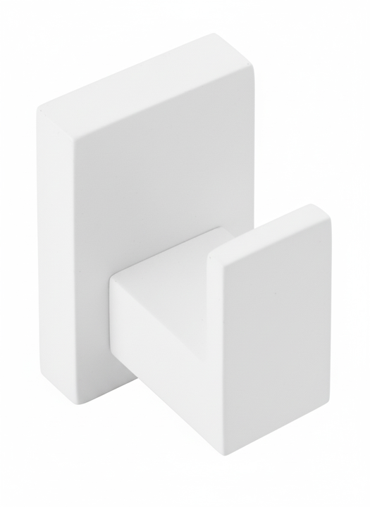 Άγκιστρο Μονό Λευκό Bronze Art Lugano 31X6-AA