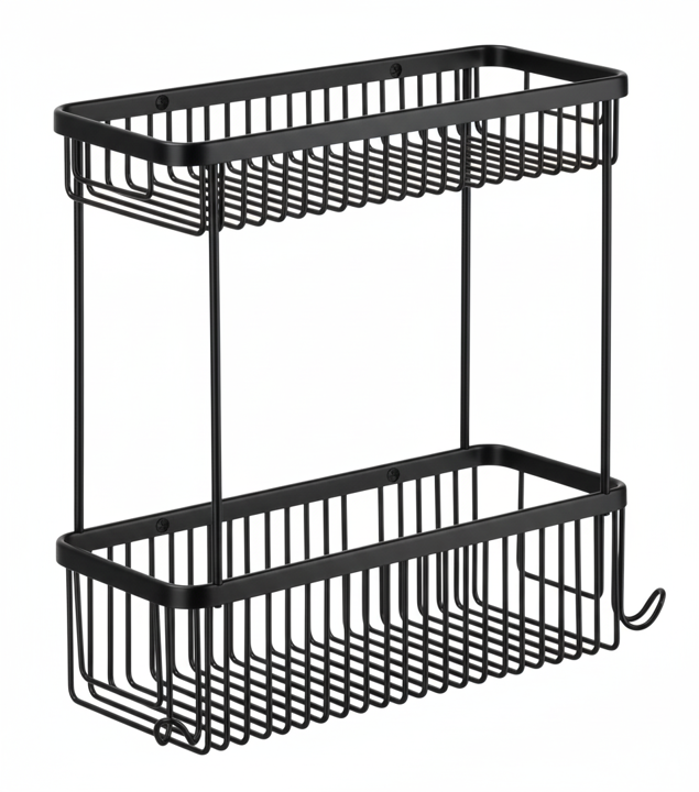 Σπογγοθήκη Διπλή Μαύρο Bronze Art Σπογγοθήκες 1698-MM-2