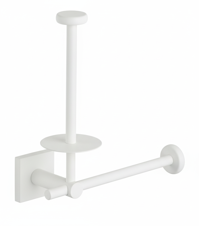 Χαρτοθήκη Διπλή Λευκό Bronze Art Noir-Project MH09-55-AA-K