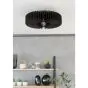 Πλαφονιέρα Οροφής Μαύρη 50xH17,5cm 1xE27 Eglo Palombaia 900831