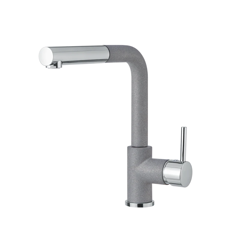 Μπαταρία Κουζίνας Συρόμενο Ντους Granite Cristalite Croma Armando Vicario Fluo 18580-1441